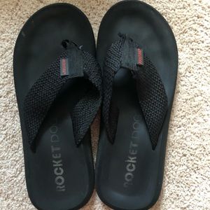 Black RocketDog Flip Flops